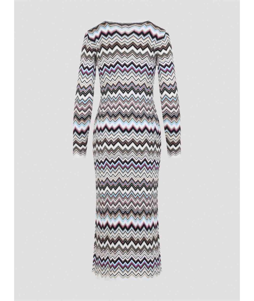 MISSONI Мульти вискозное повседневное платье, фото 2