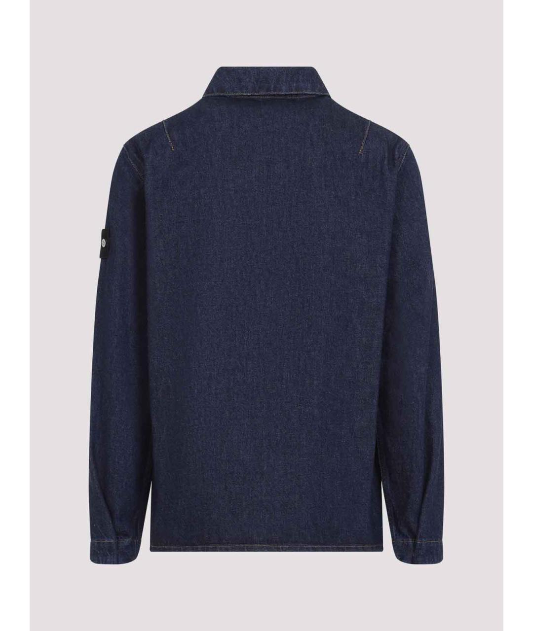 STONE ISLAND Синяя хлопковая куртка, фото 2