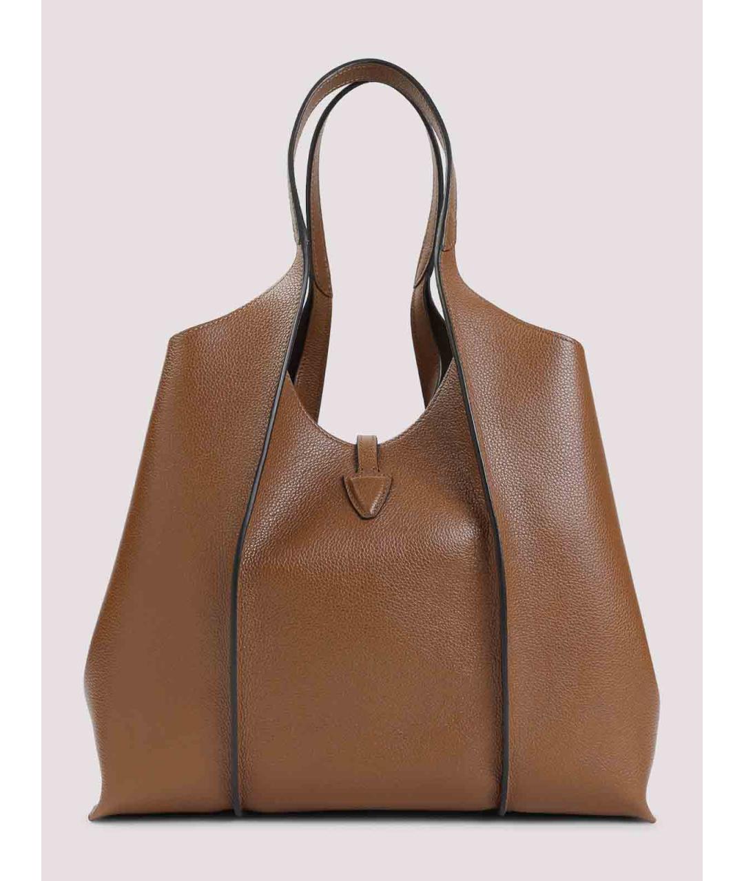 TOD'S Коричневая кожаная сумка через плечо, фото 2
