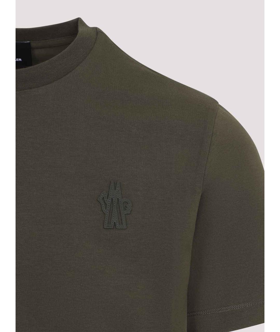 MONCLER Мульти хлопковая футболка, фото 4