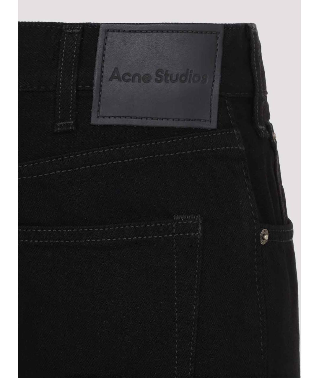 ACNE STUDIOS Черные прямые джинсы, фото 3