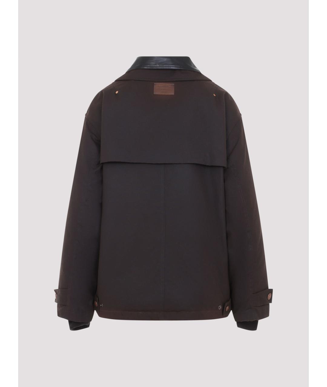 ACNE STUDIOS Коричневая хлопковая куртка, фото 2
