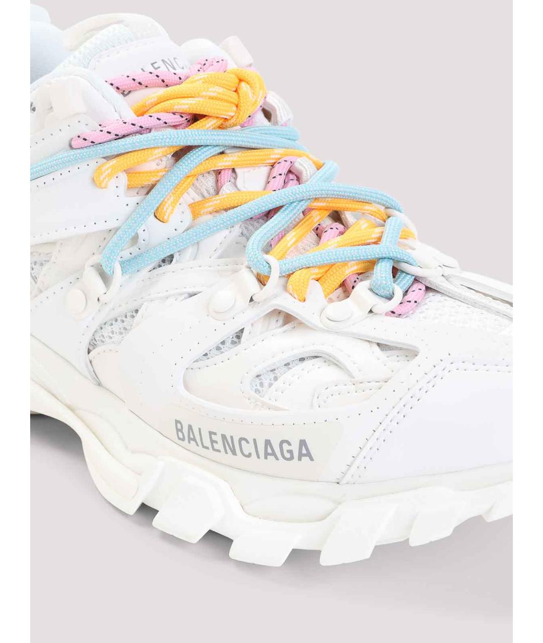 BALENCIAGA Белые синтетические кроссовки, фото 4