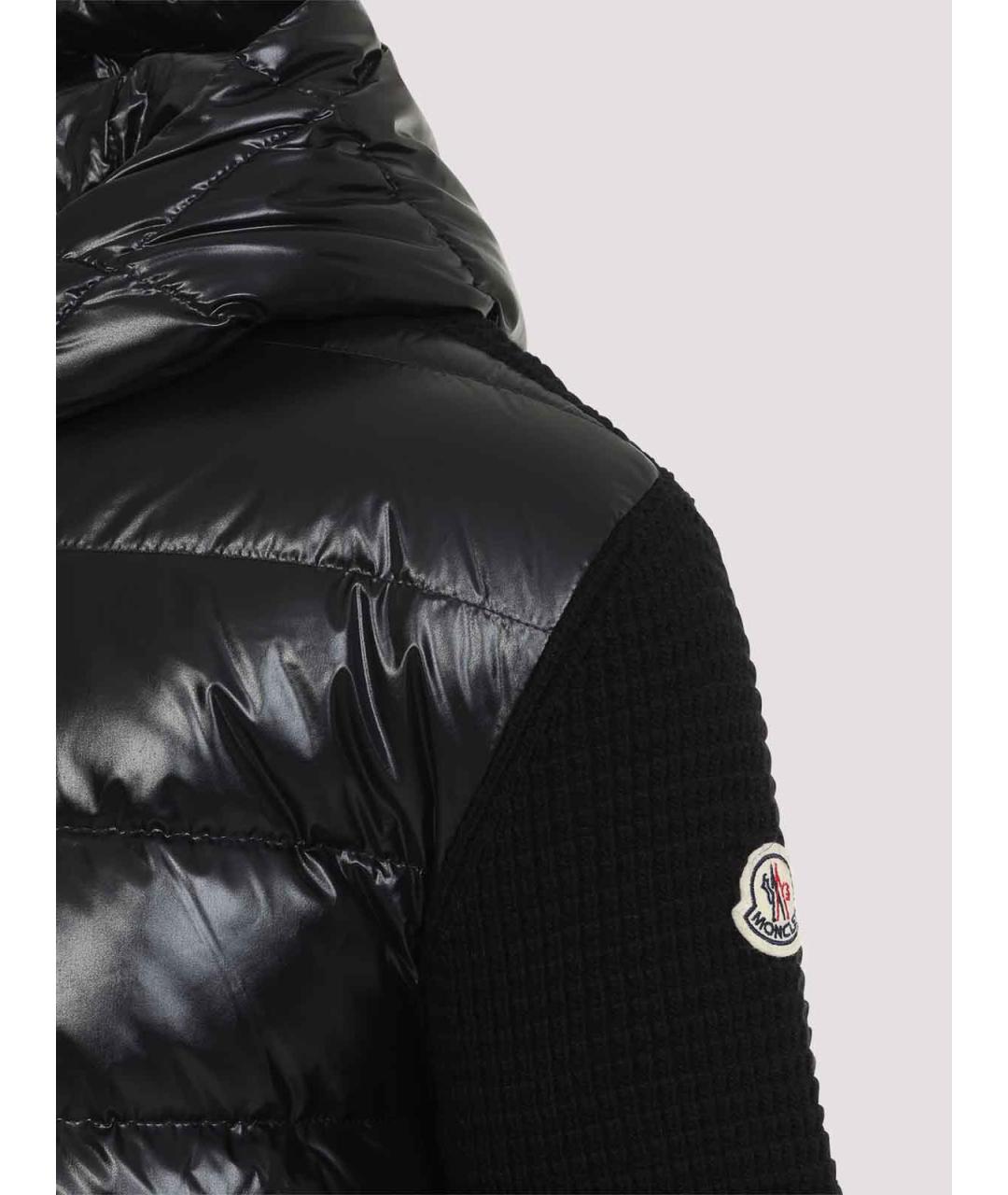 MONCLER Черный кардиган, фото 3