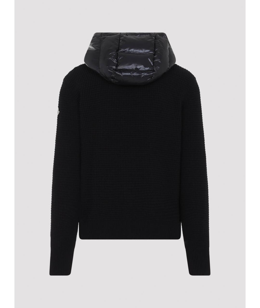 MONCLER Черный кардиган, фото 2