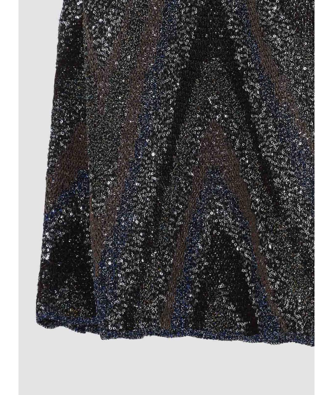 MISSONI Серое вискозное коктейльное платье, фото 4