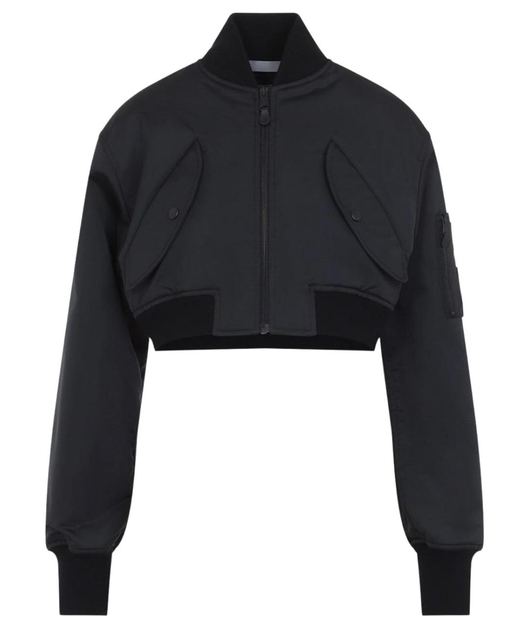 BALENCIAGA Черная синтетическая куртка, фото 1