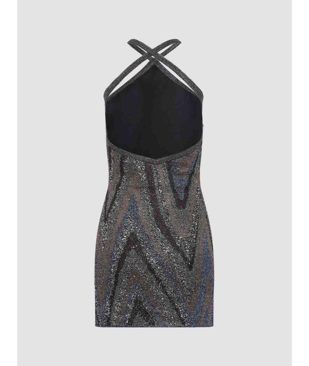 MISSONI Черное вискозное коктейльное платье, фото 2