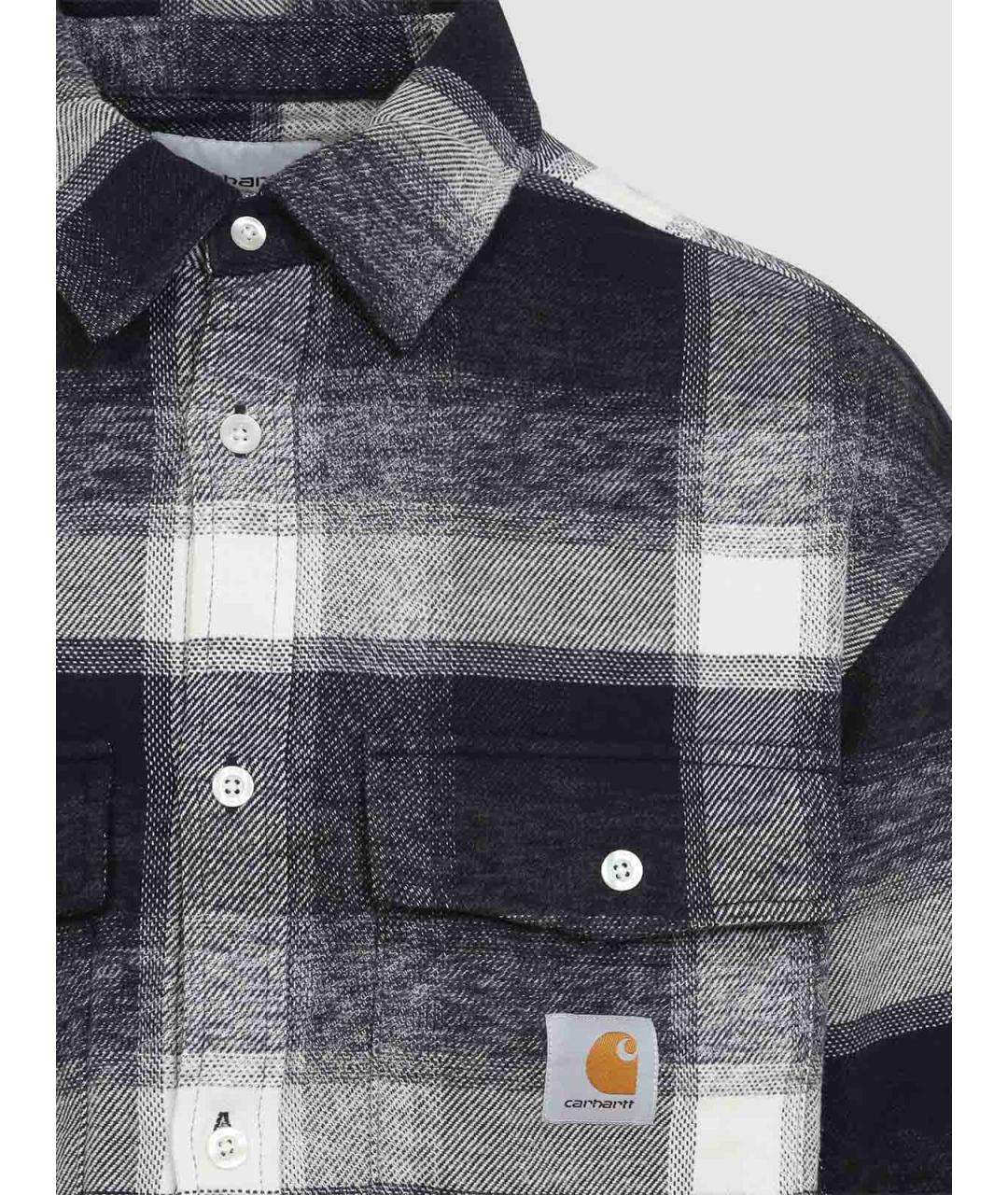 CARHARTT Черная хлопковая кэжуал рубашка, фото 3