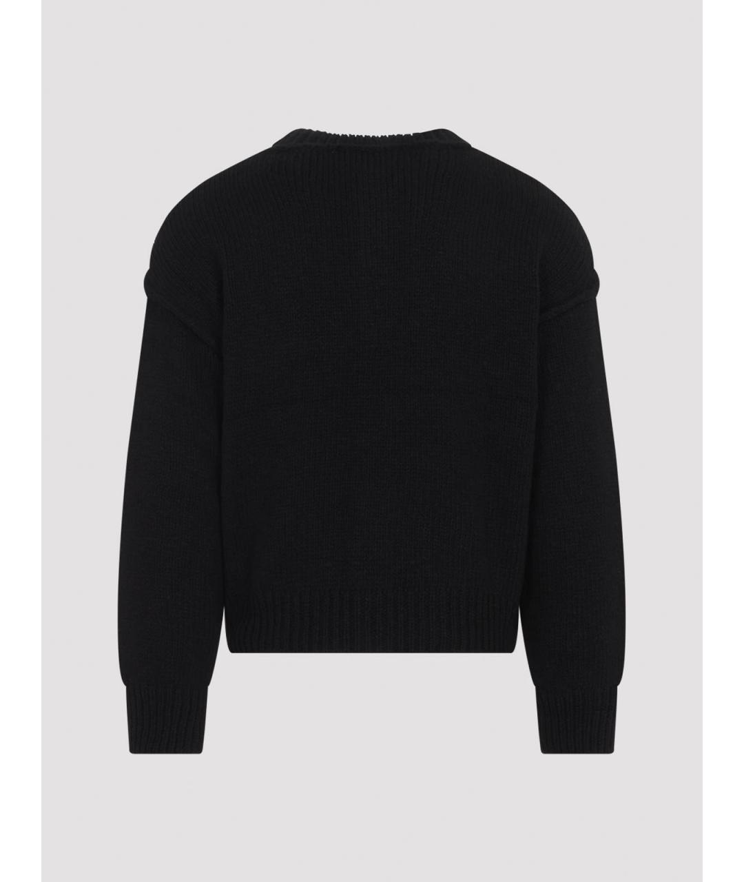 OUR LEGACY Черный шерстяной кардиган, фото 2