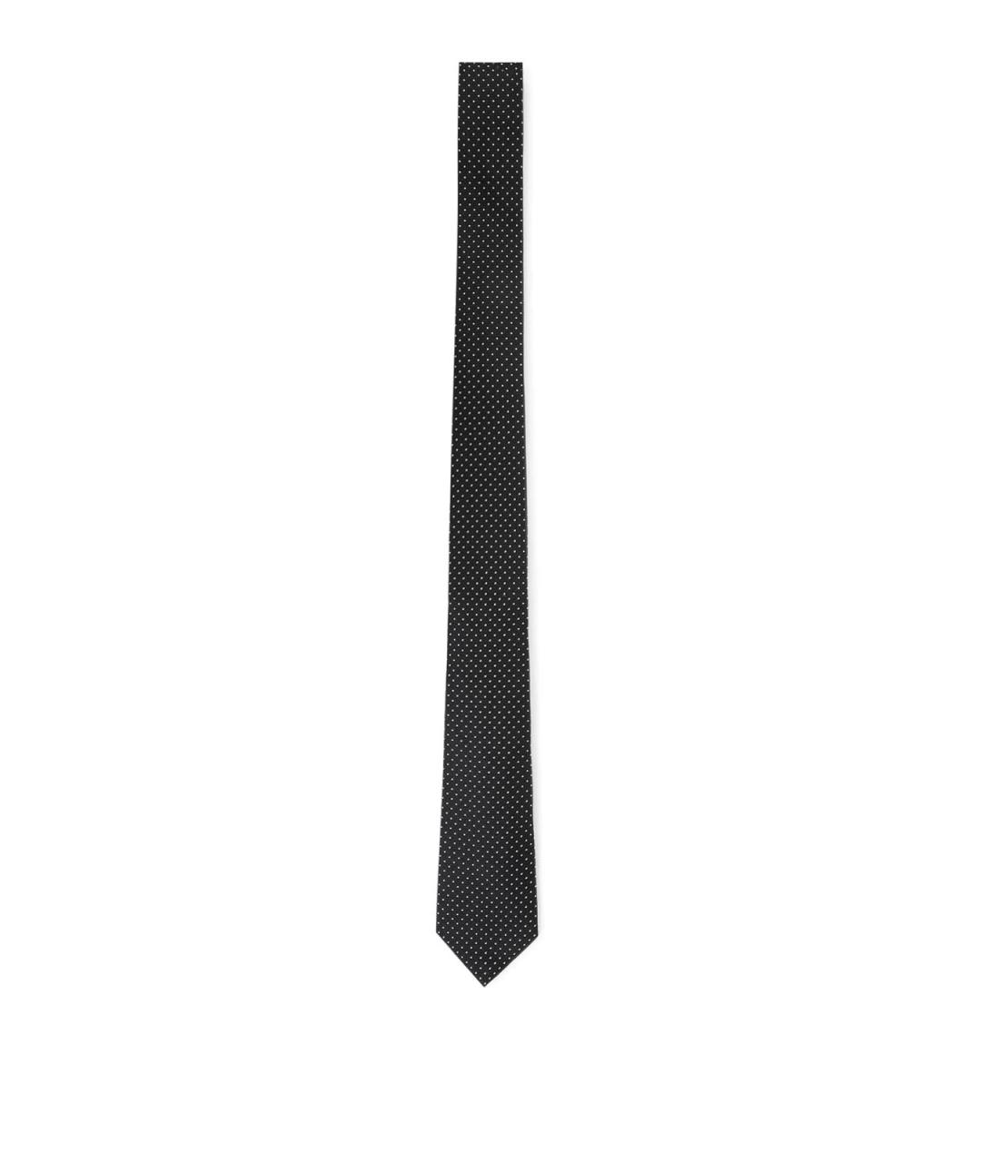 TOM FORD Черный шелковый галстук, фото 1