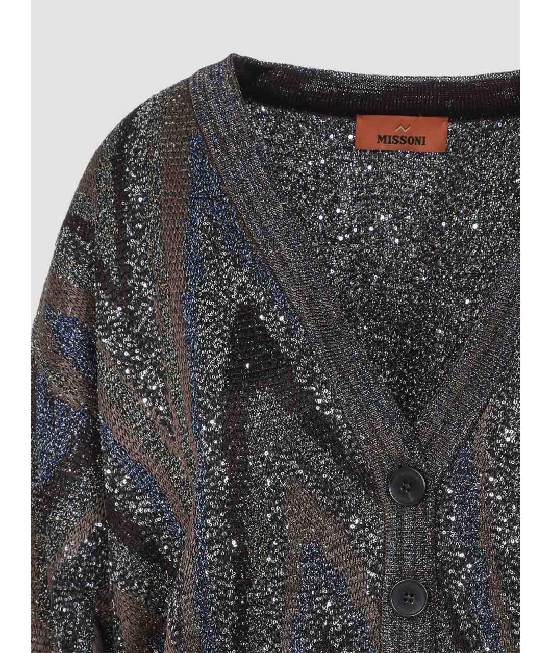 MISSONI Черный вискозный кардиган, фото 3