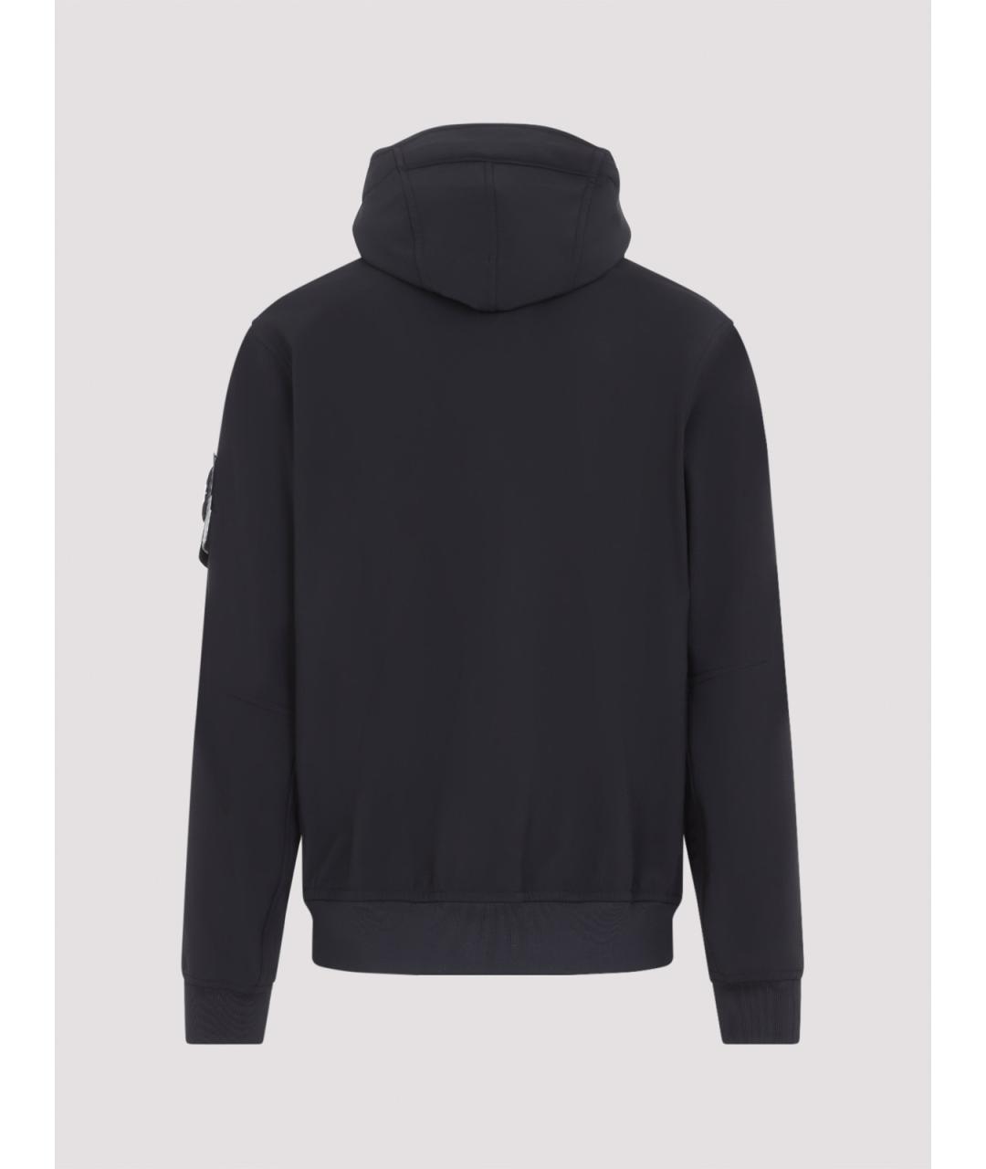 STONE ISLAND Черная полиэстеровая куртка, фото 2