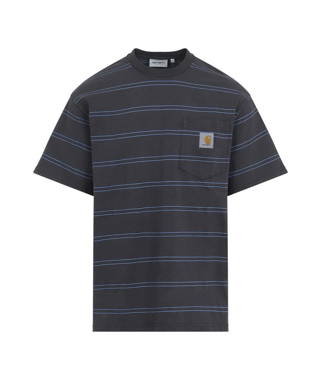 CARHARTT Серая хлопковая футболка, фото 1