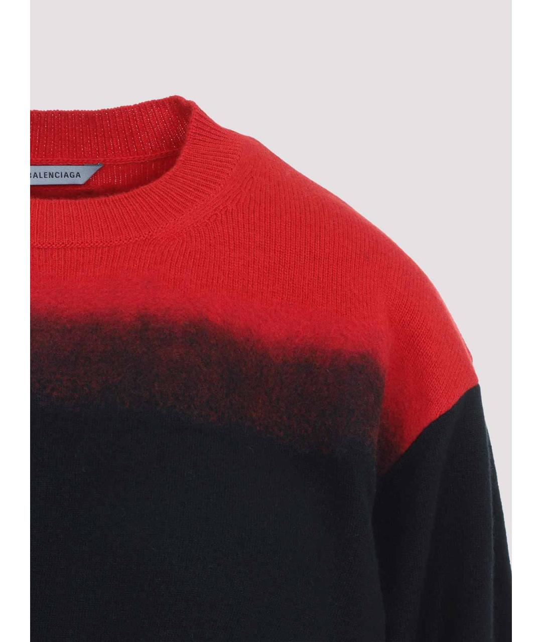 BALENCIAGA Черный шерстяной джемпер / свитер, фото 3