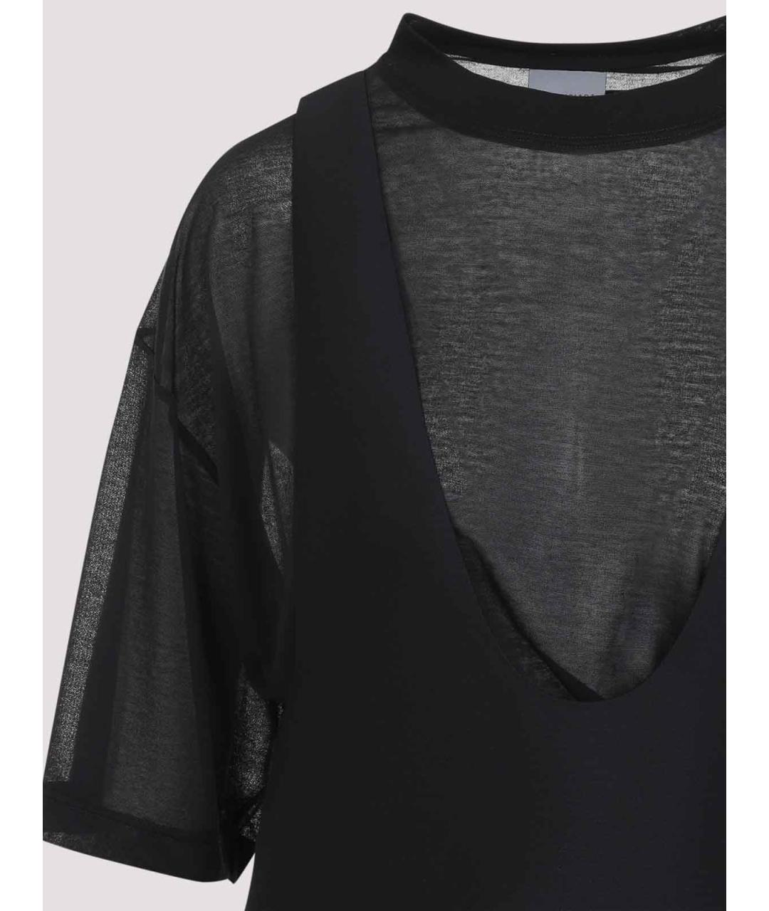 BALENCIAGA Черное шерстяное повседневное платье, фото 3