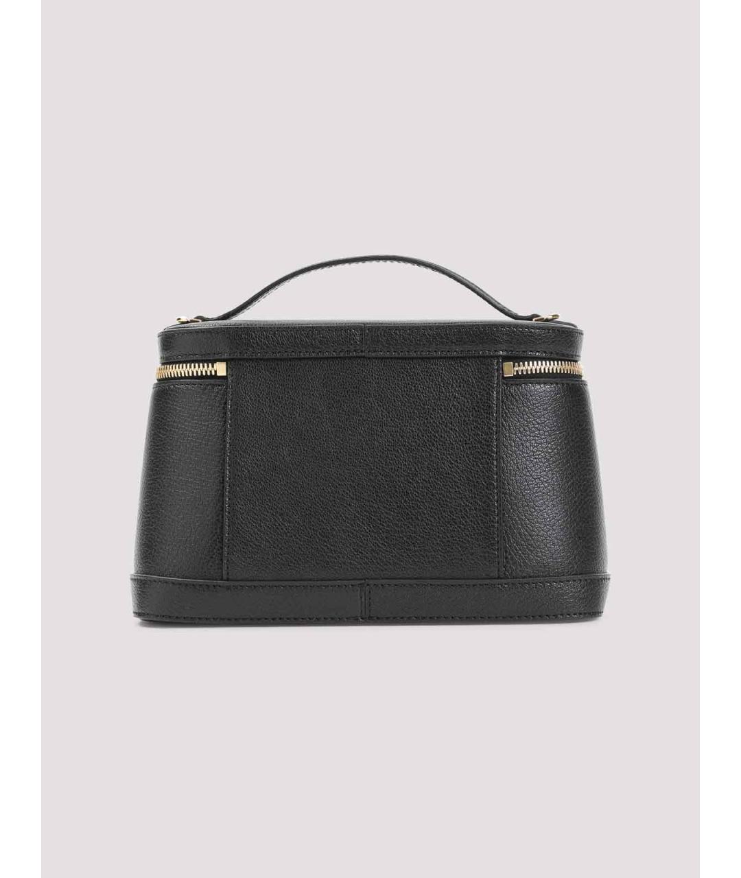 JACQUEMUS Черная кожаная сумка через плечо, фото 2