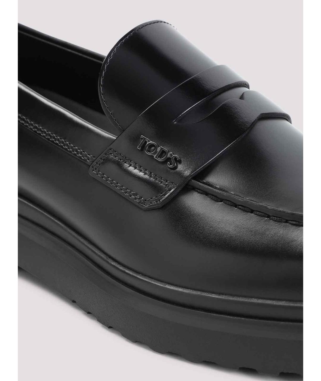 TOD'S Черные лоферы, фото 4