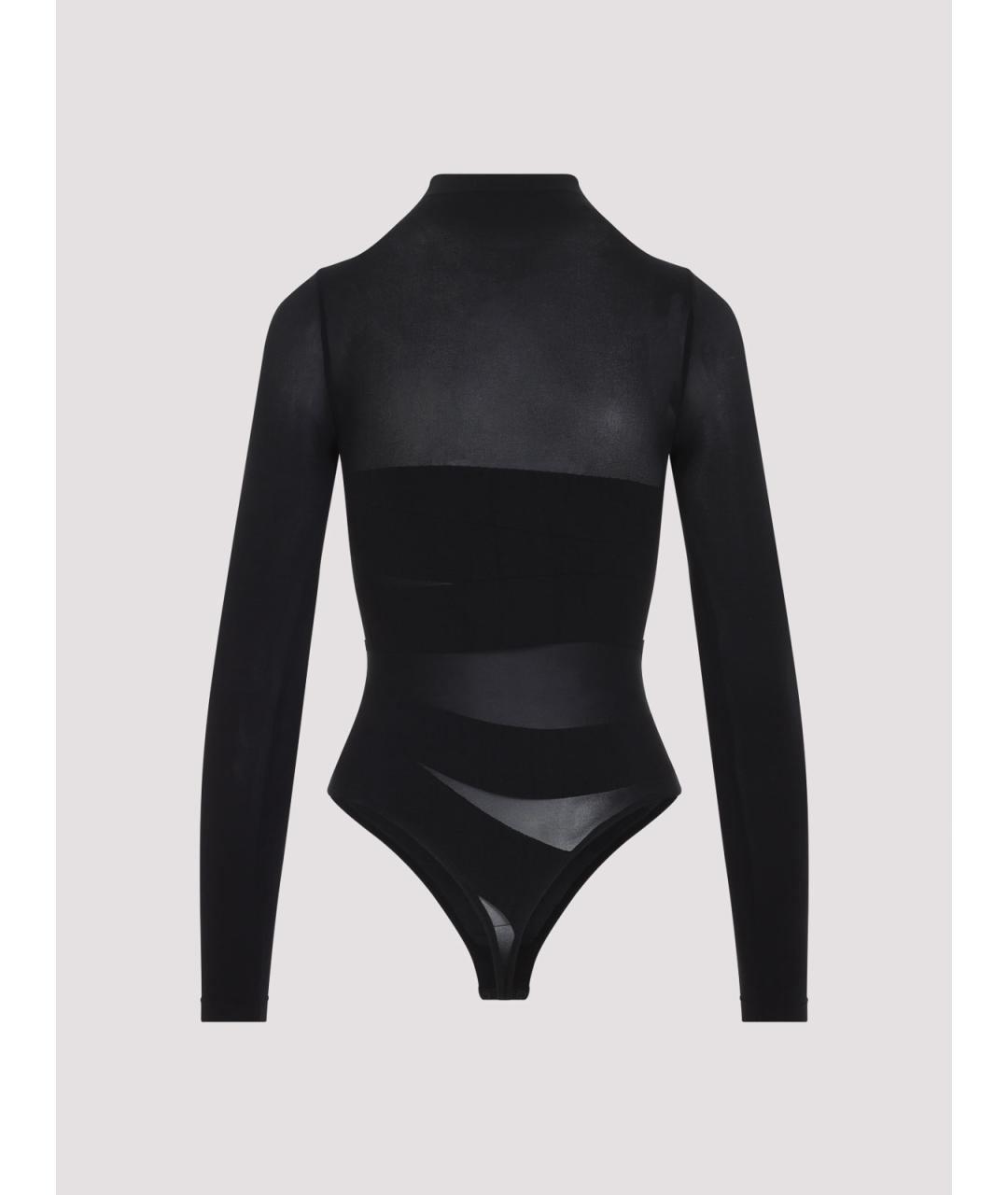 WOLFORD Черное полиамидовое боди, фото 2