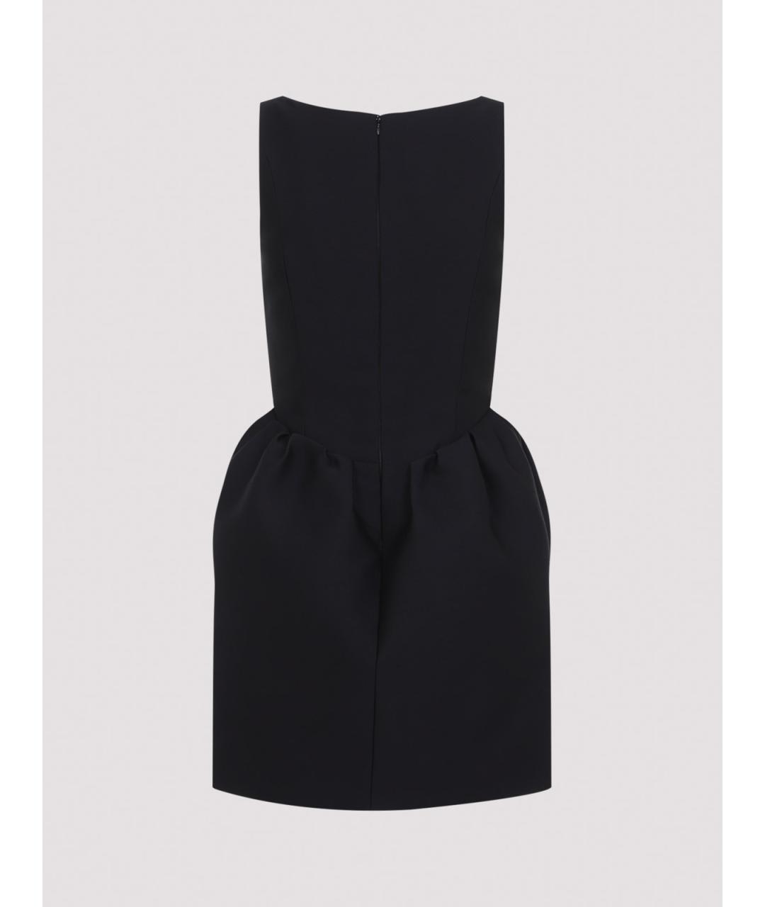 BALENCIAGA Черное шерстяное повседневное платье, фото 2