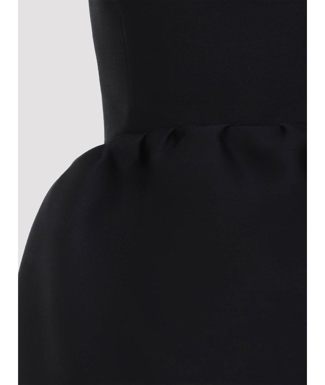 BALENCIAGA Черное шерстяное повседневное платье, фото 3