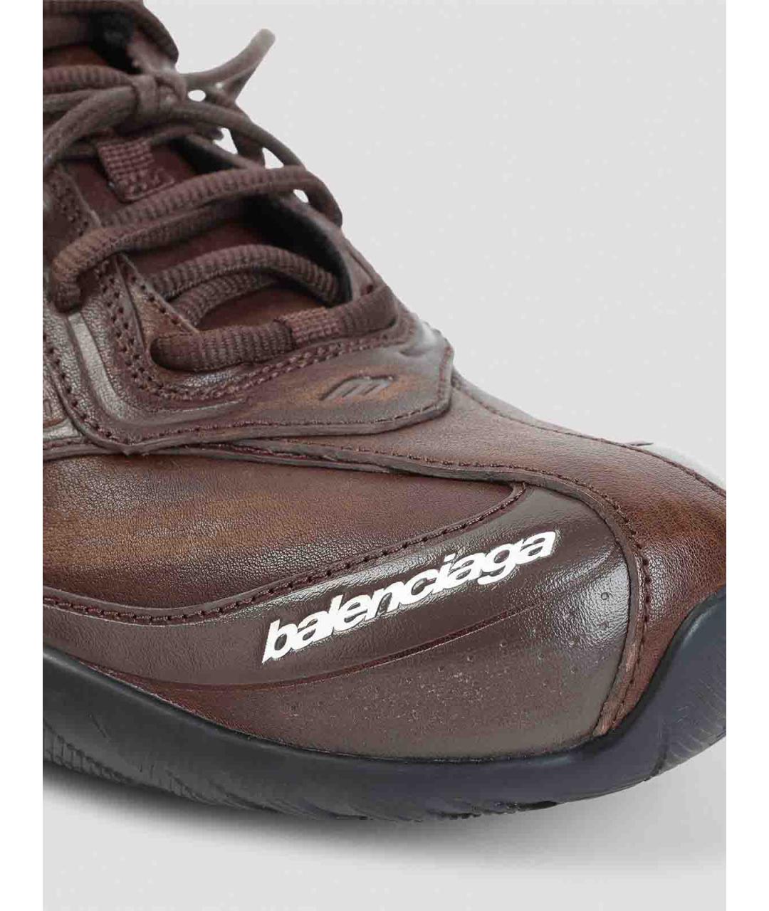 BALENCIAGA Черные резиновые низкие кроссовки / кеды, фото 5