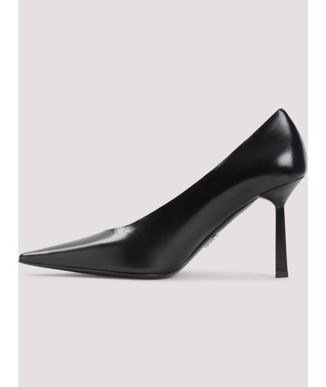 PRADA Черные кожаные туфли, фото 2