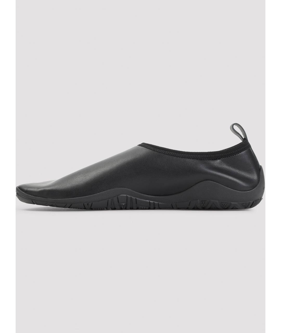 JIL SANDER Черные кожаные лоферы, фото 2