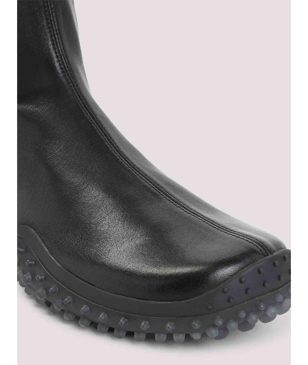 MIU MIU Черные кожаные сапоги, фото 3