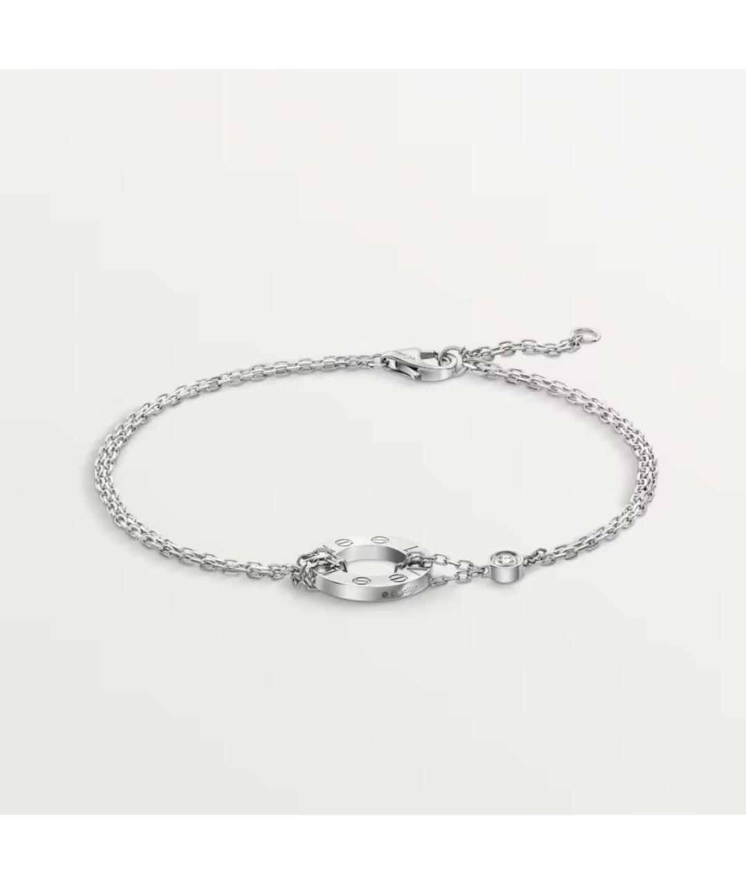 CARTIER Серебряный браслет из белого золота, фото 7
