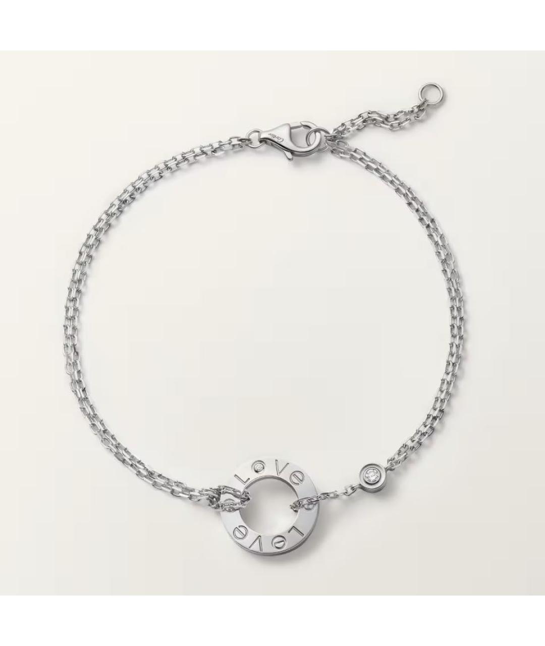 CARTIER Серебряный браслет из белого золота, фото 2