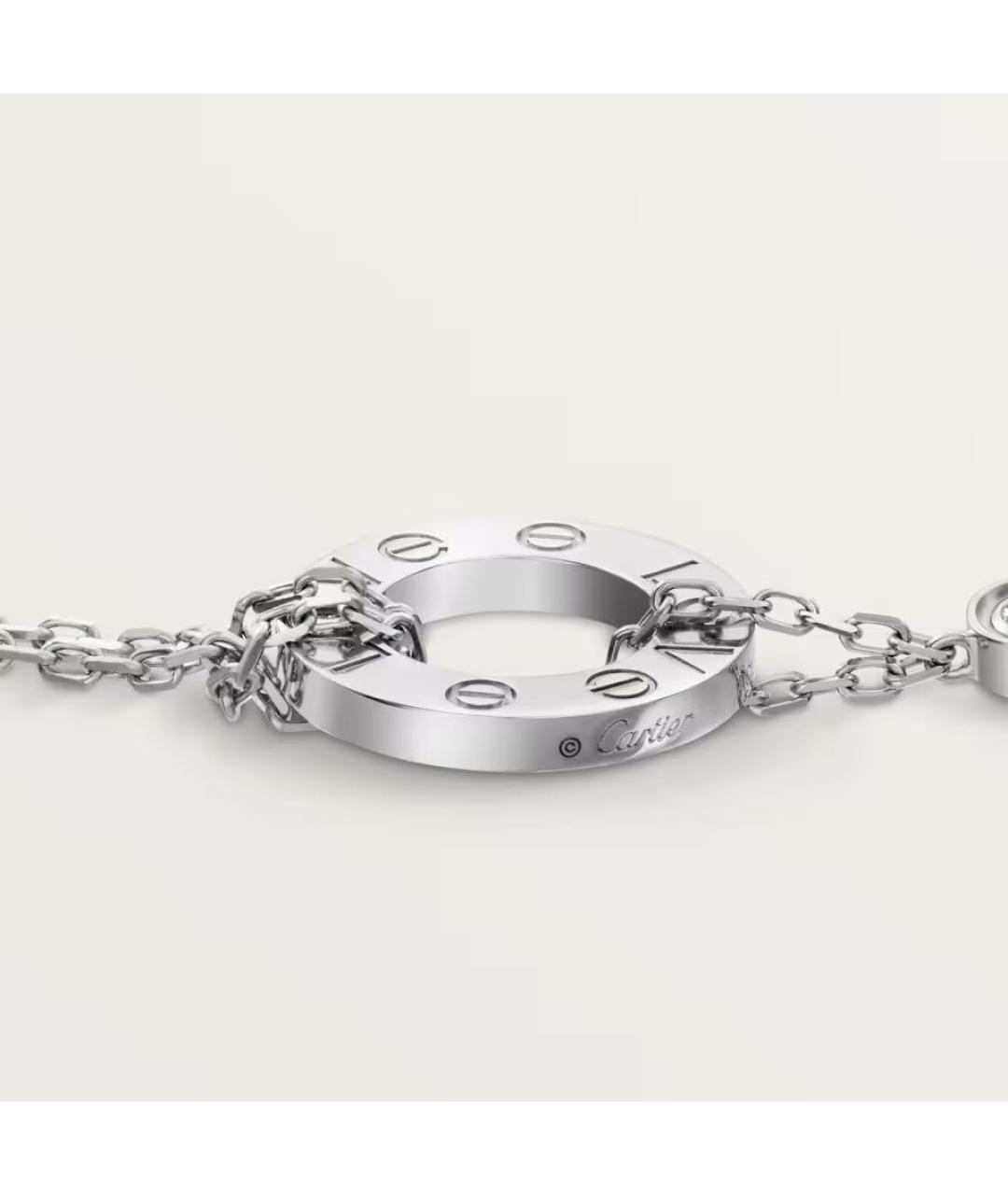 CARTIER Серебряный браслет из белого золота, фото 3