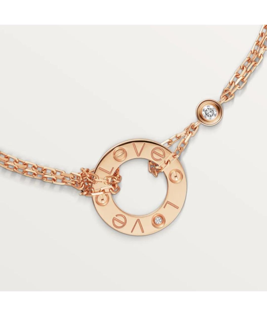 CARTIER Розовый браслет из розового золота, фото 4