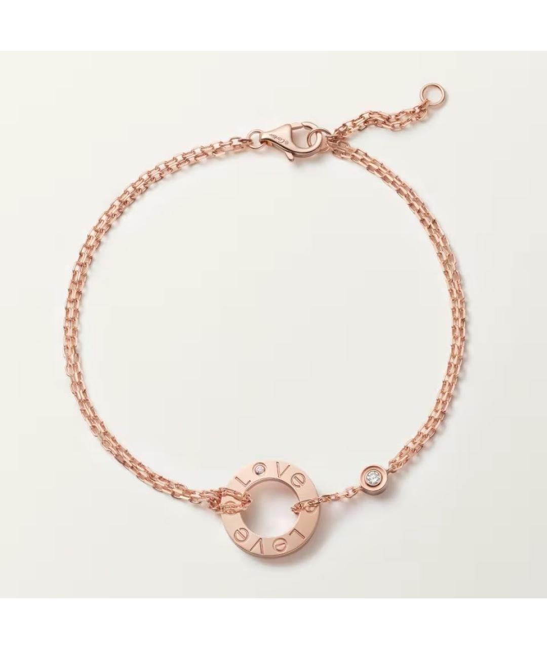 CARTIER Розовый браслет из розового золота, фото 2