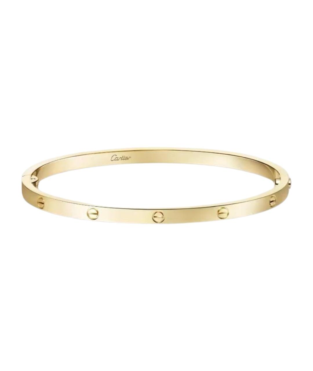 CARTIER Золотой браслет из желтого золота, фото 1
