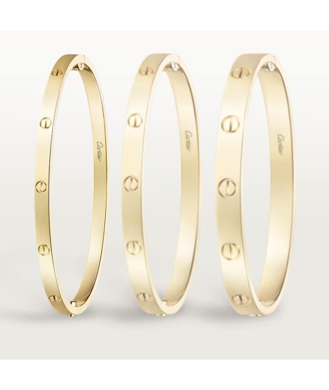 CARTIER Золотой браслет из желтого золота, фото 5