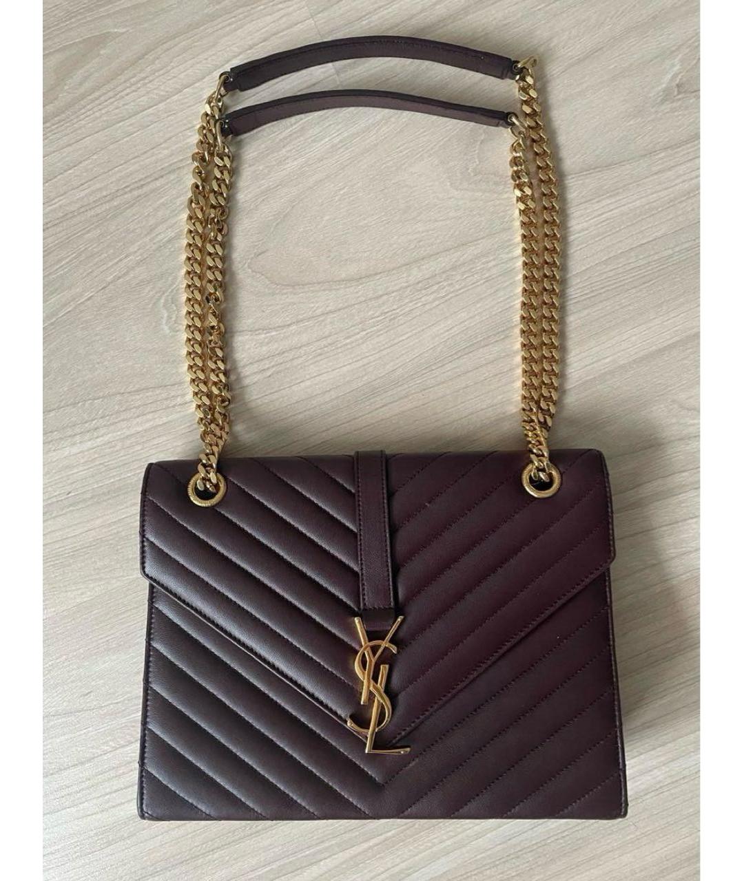 SAINT LAURENT Кожаная сумка через плечо, фото 8