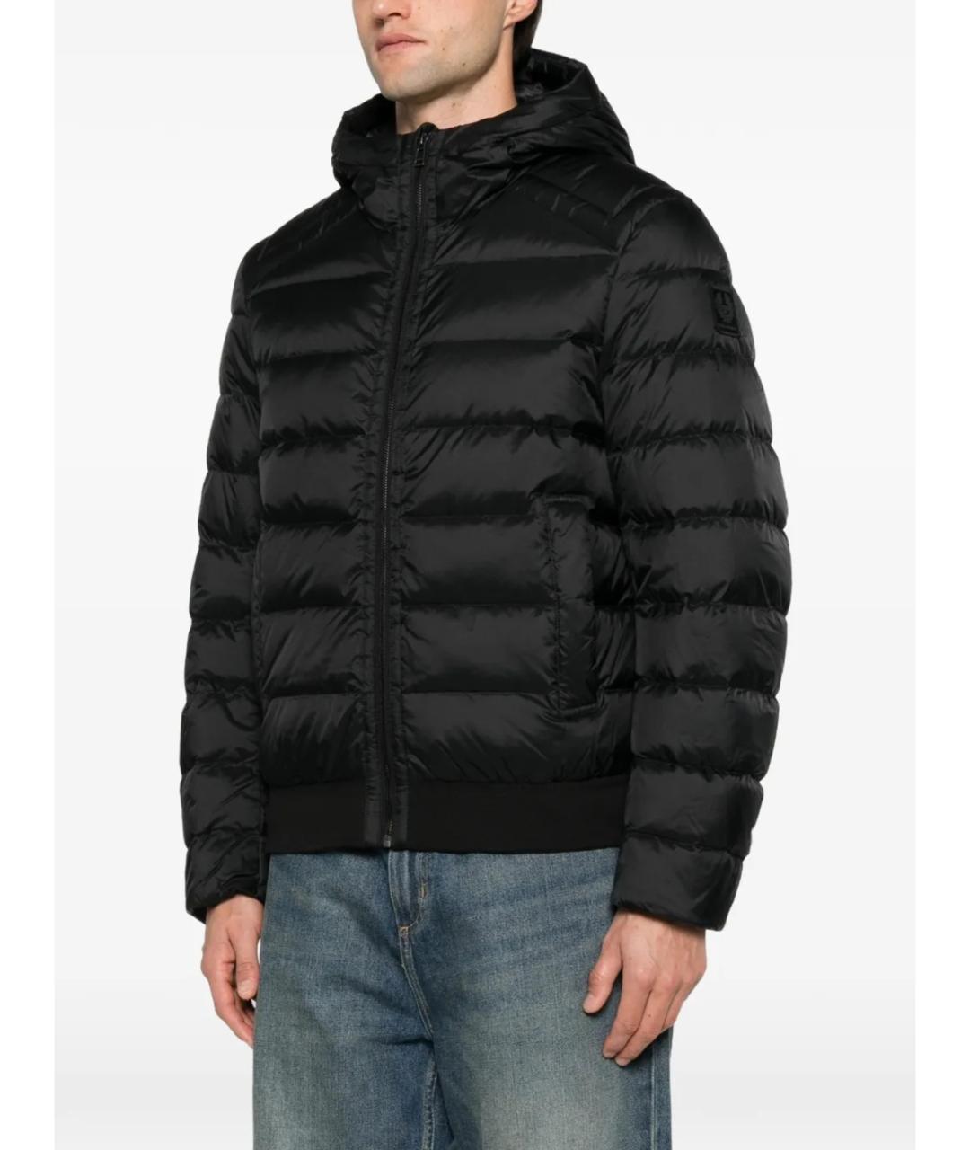 BELSTAFF Черная полиамидовая куртка, фото 2