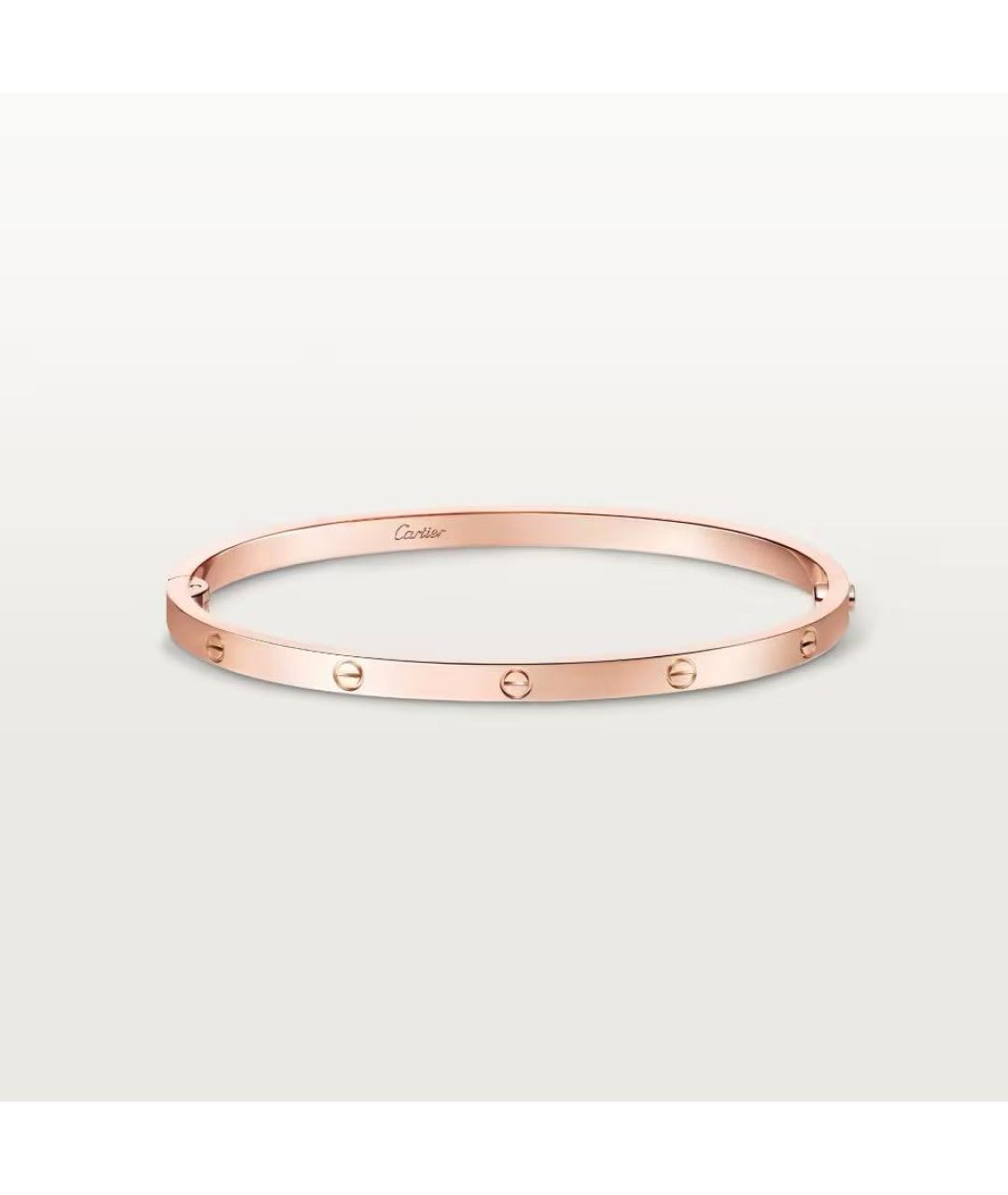 CARTIER Розовый браслет из розового золота, фото 8