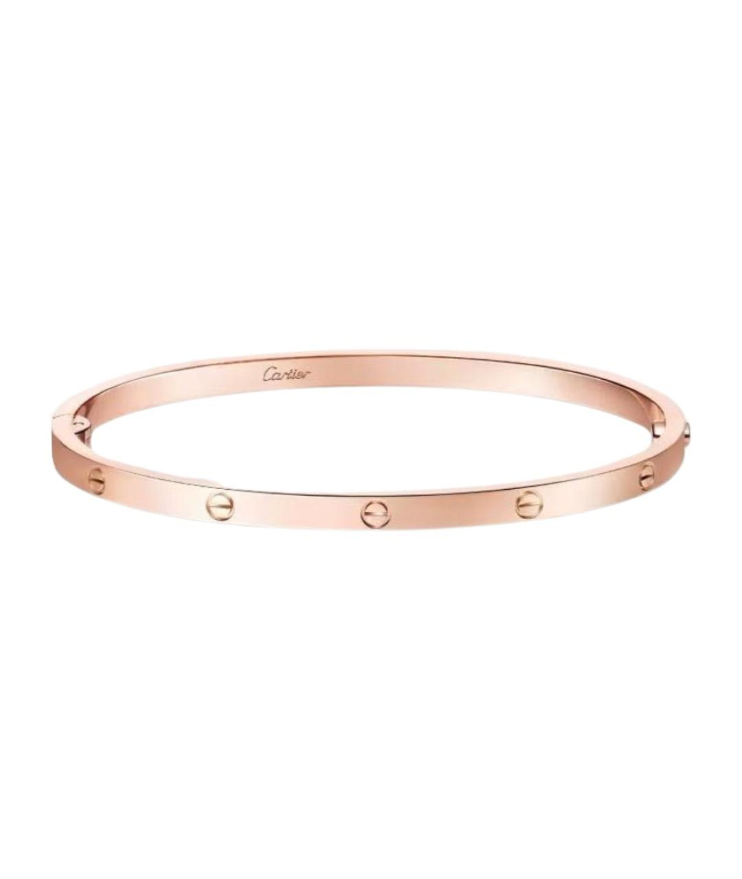 CARTIER Розовый браслет из розового золота, фото 1