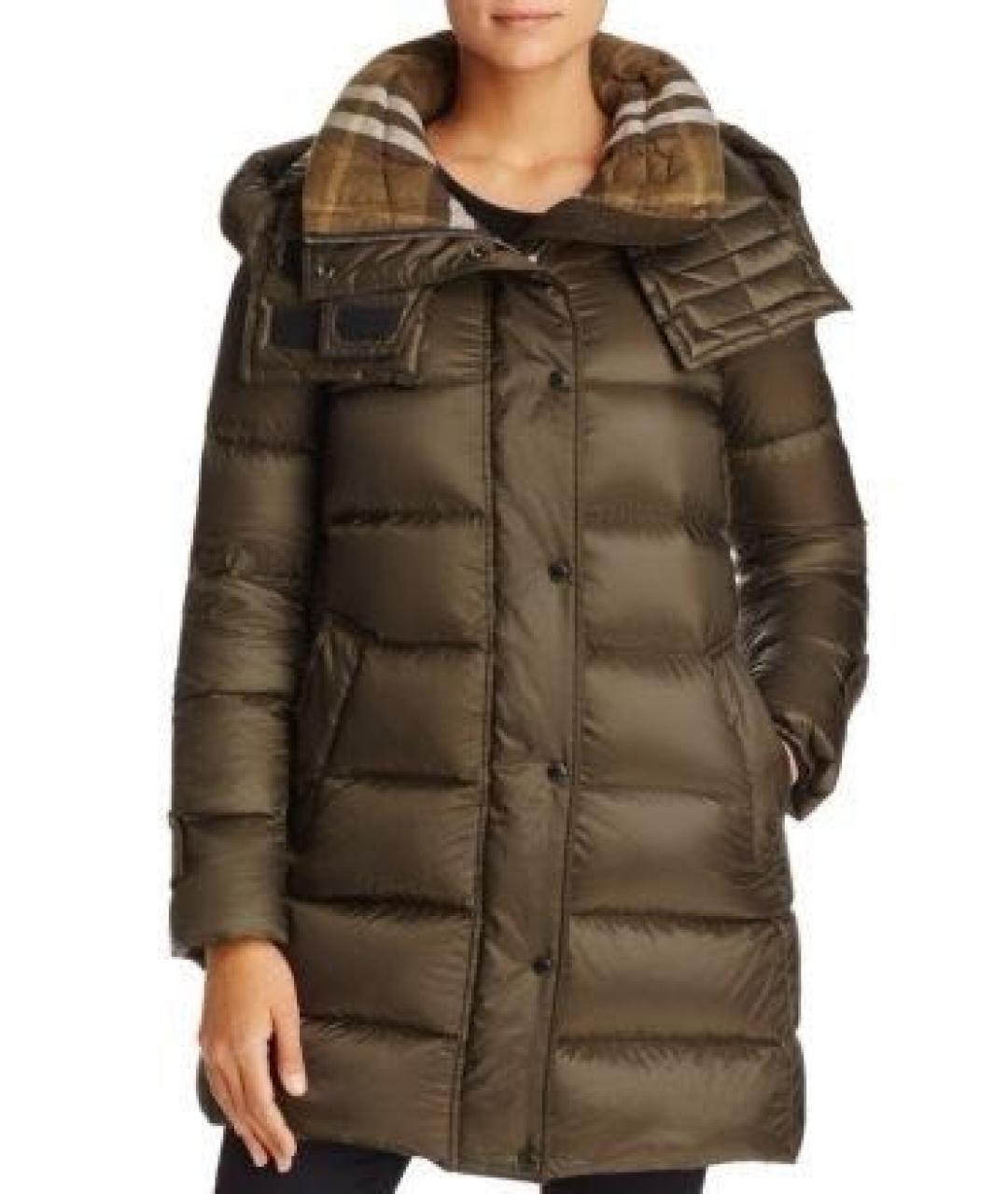 BURBERRY Антрацитовый полиэстеровый пуховик, фото 6