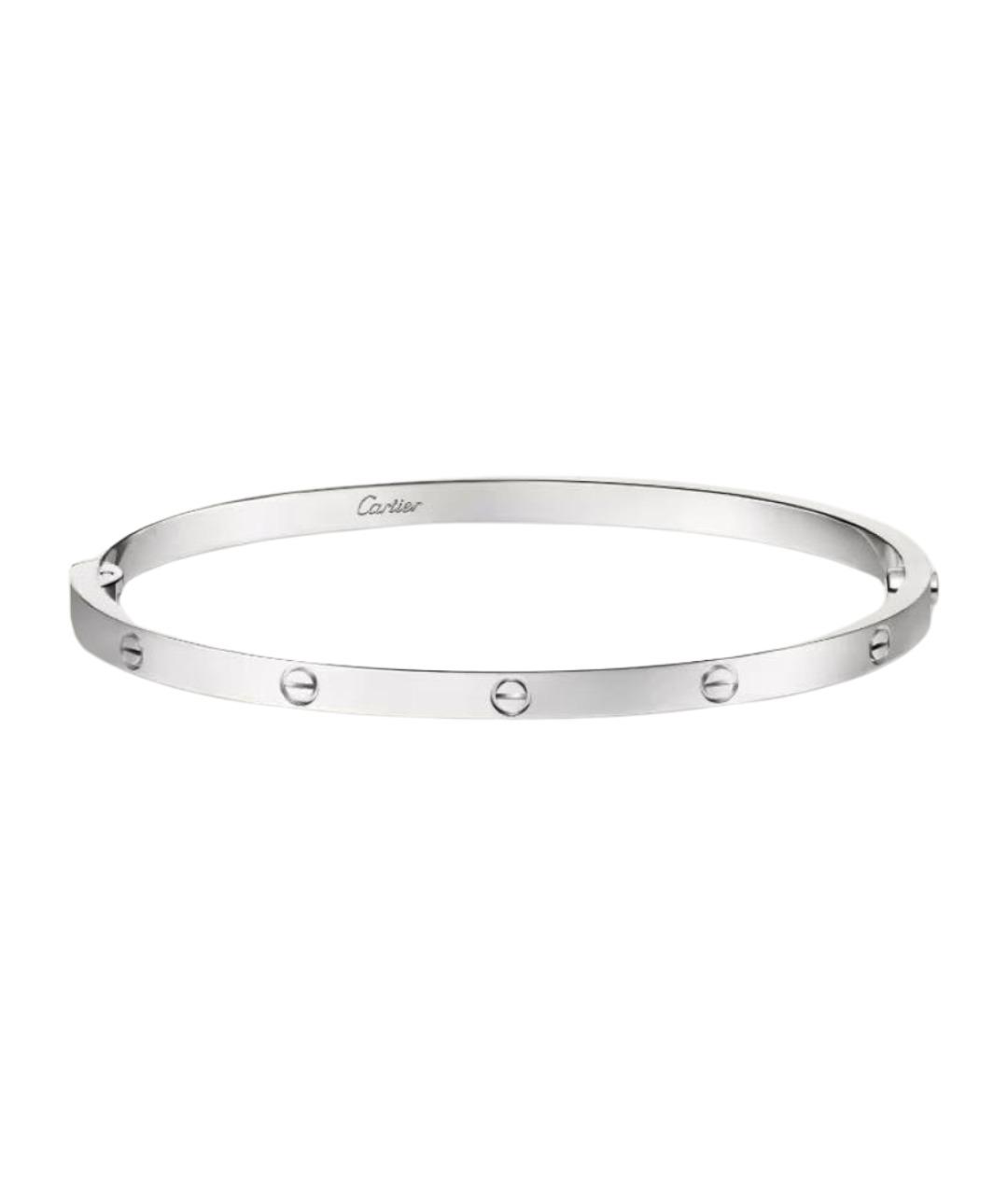 CARTIER Серебряный браслет из белого золота, фото 1