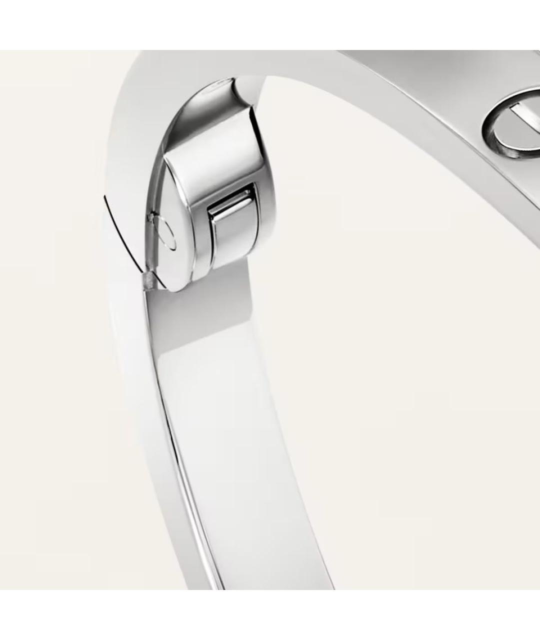 CARTIER Серебряный браслет из белого золота, фото 3