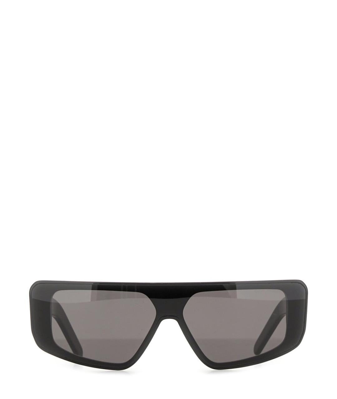 RICK OWENS Черные пластиковые солнцезащитные очки, фото 1