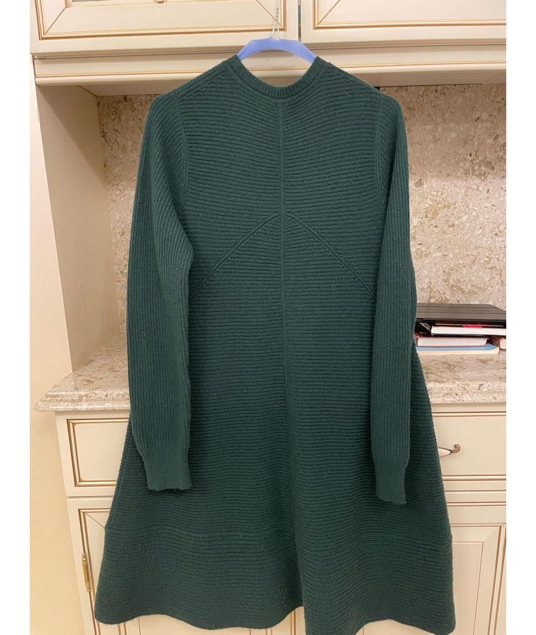 PROENZA SCHOULER Зеленые шерстяное платье, фото 2