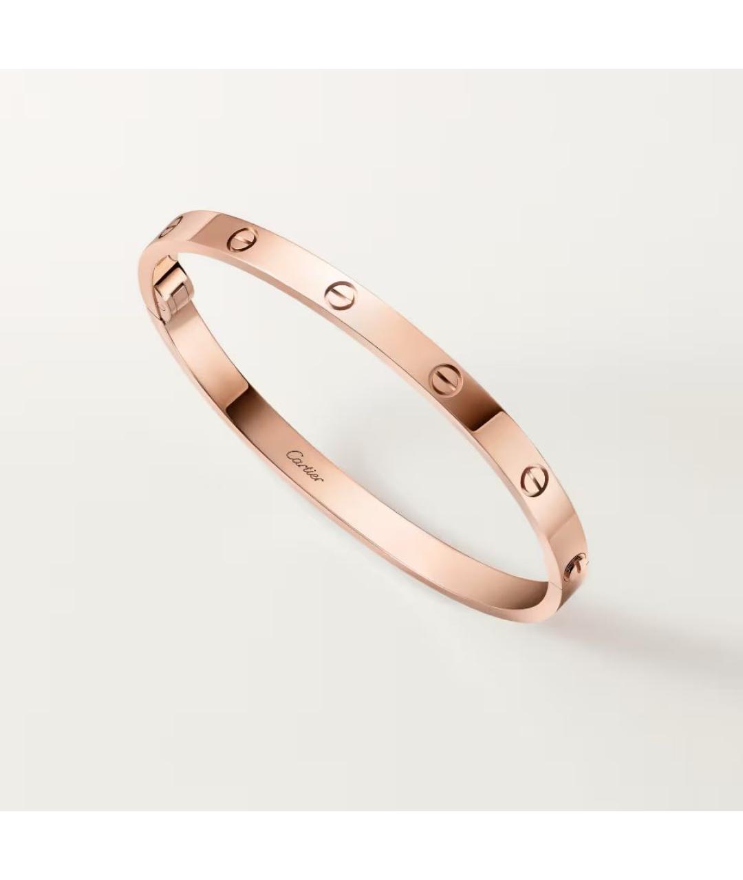CARTIER Розовый браслет из розового золота, фото 2