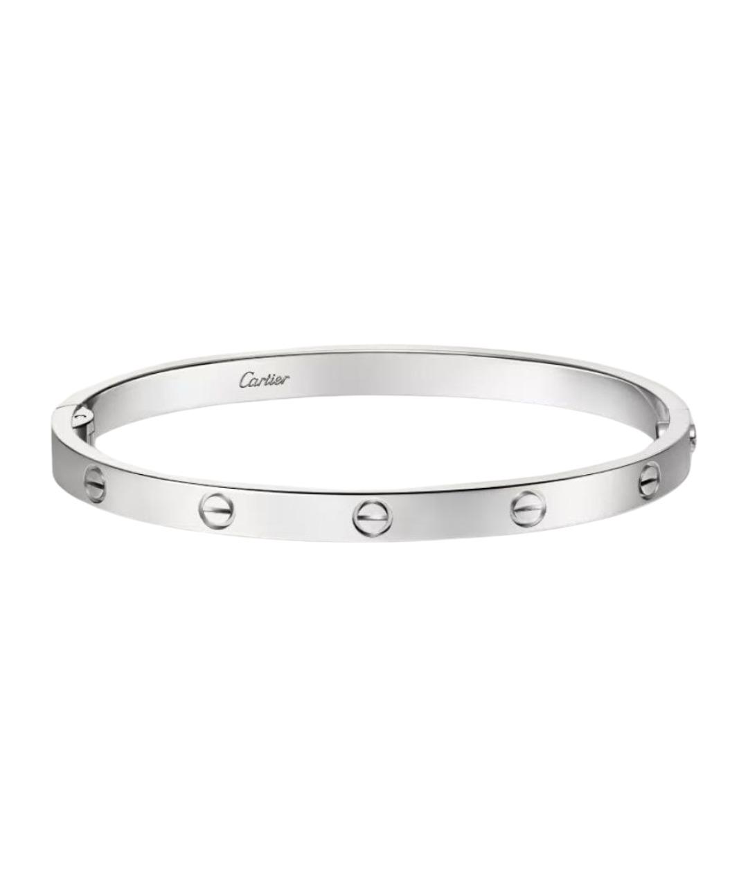CARTIER Серебряный браслет из белого золота, фото 1