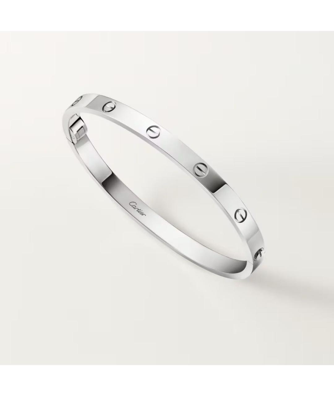 CARTIER Серебряный браслет из белого золота, фото 2