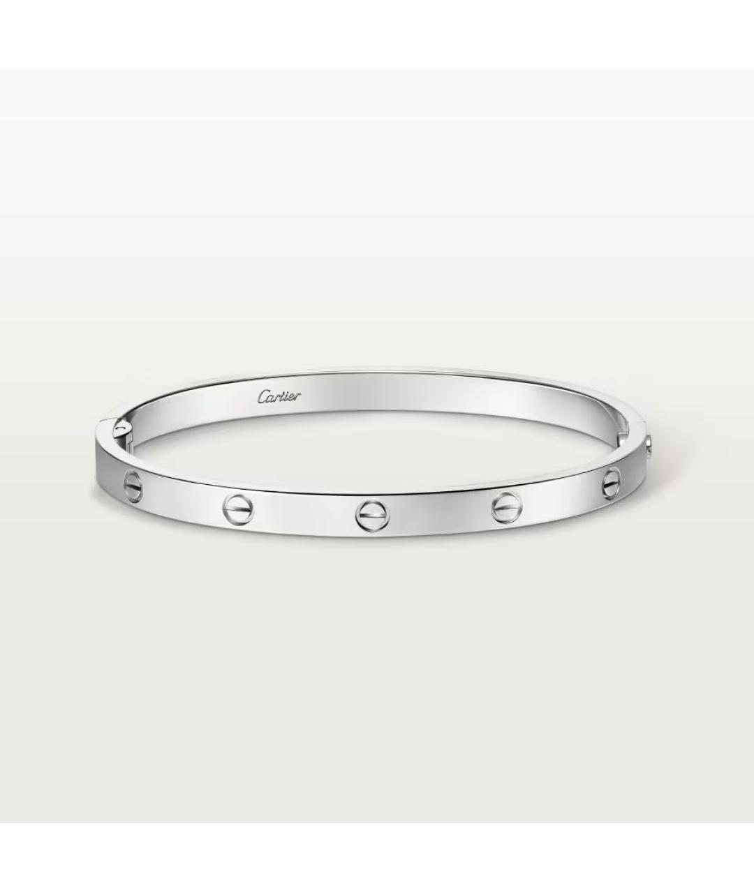 CARTIER Серебряный браслет из белого золота, фото 8