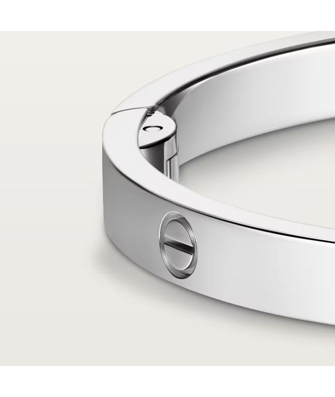 CARTIER Серебряный браслет из белого золота, фото 3